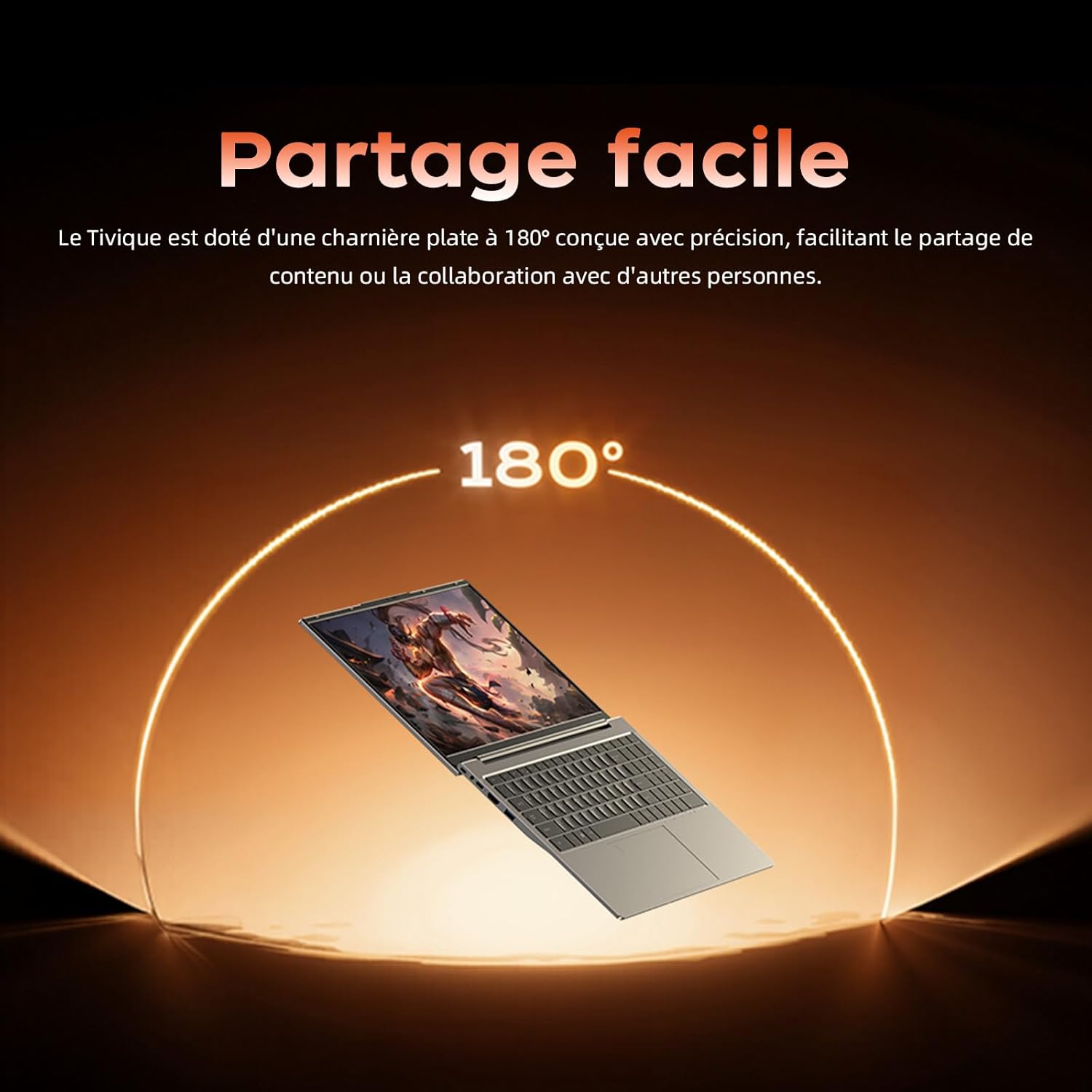 PC Portable Gamer 2026 15,6" FHD - Ordinateur Portable Ryzen 5 7430U jusqu'à 4,30 GHz