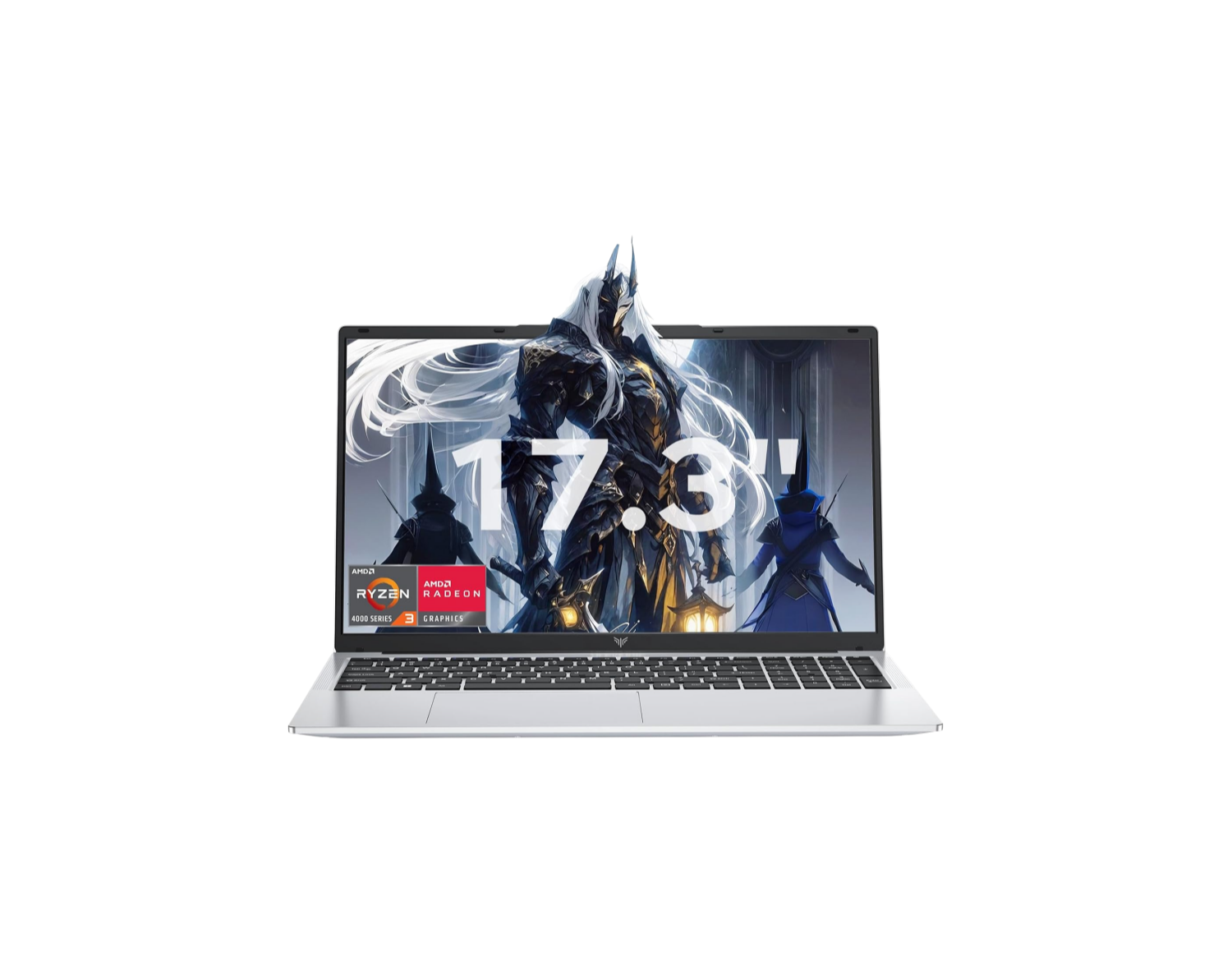 17.3 inch Laptop with Quad-Core Ryzen 4300U Processor up to 3.7GHz,16GB RAM DDR4*2 512GB M.2 SSD Computer